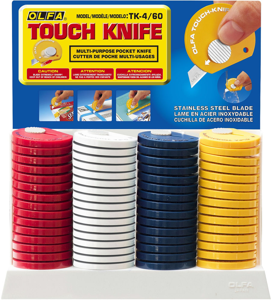 Компактный нож TOUCH-KNIFE с нержавеющим лезвием OLFA OL-TK-4
