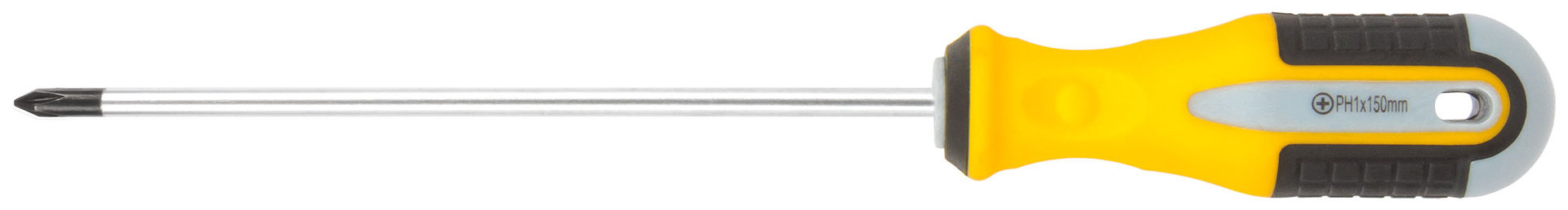 Отвертка Старт, CrV сталь, прорезиненная ручка 5х150 мм РН1 (55175)