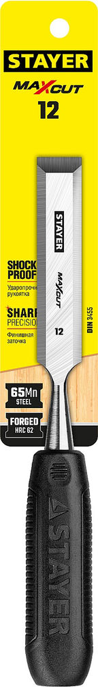Стамеска 12 мм Max-Cut STAYER 1820-12