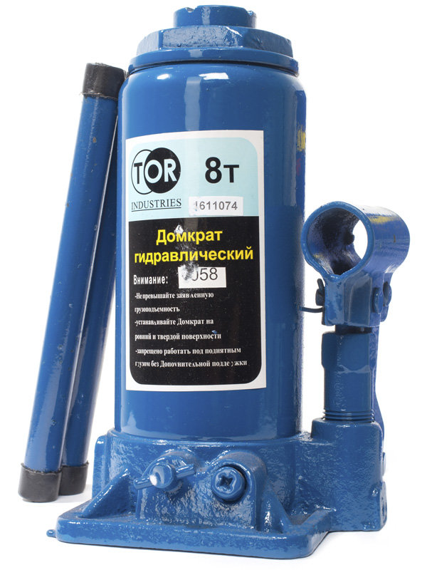 Домкрат гидравлический TOR ДГ-8 г/п 8,0 т (G) (1058)