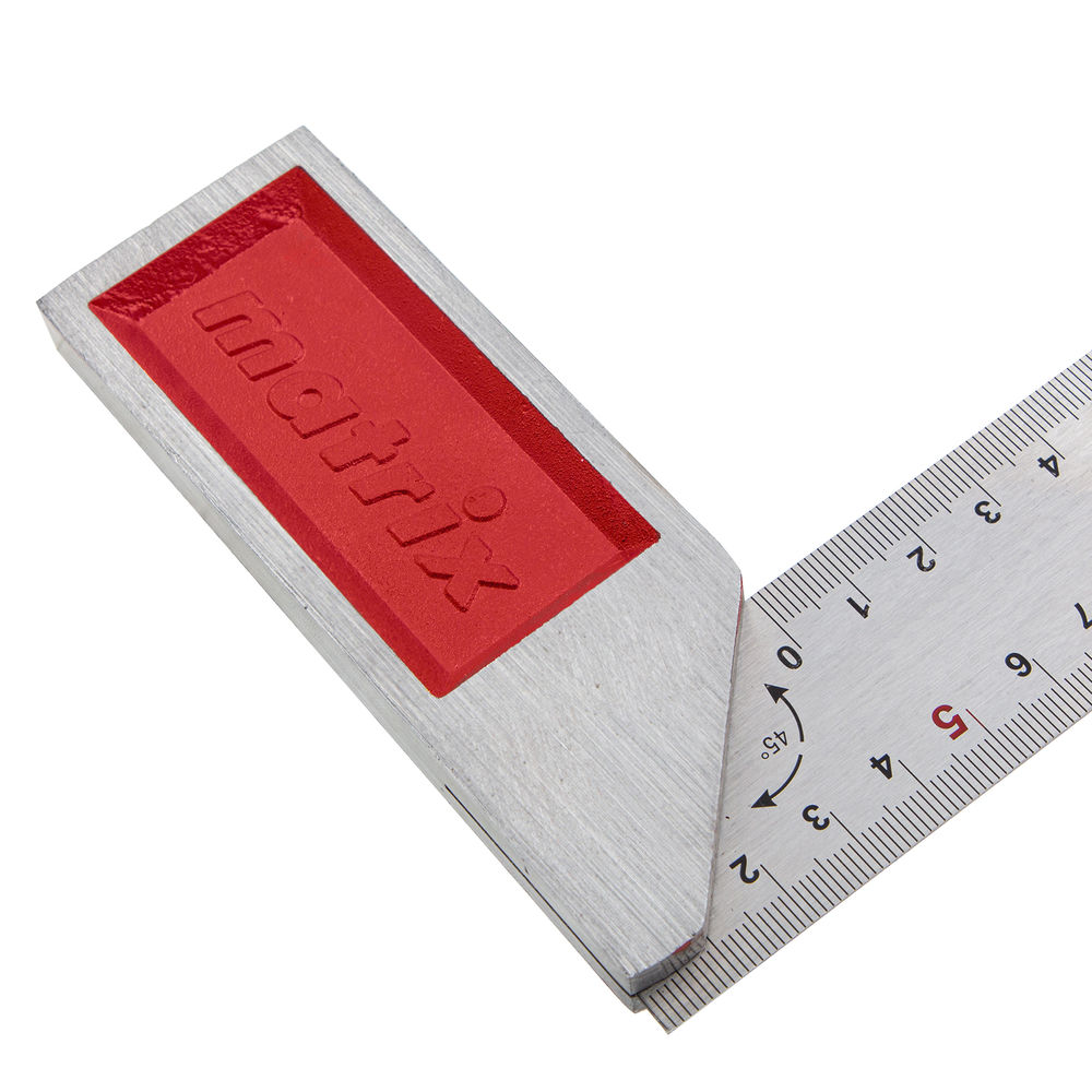 Угольник стальной, 250 мм, градуировка Matrix (32390)