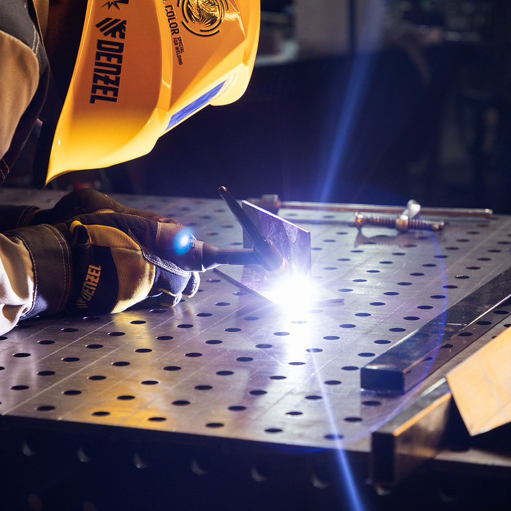 Аппарат инвертор. аргонодуговой сварки ITIG-200 DС Pulse Cold Weld, 200 А, ПВ 60% Denzel (94329)