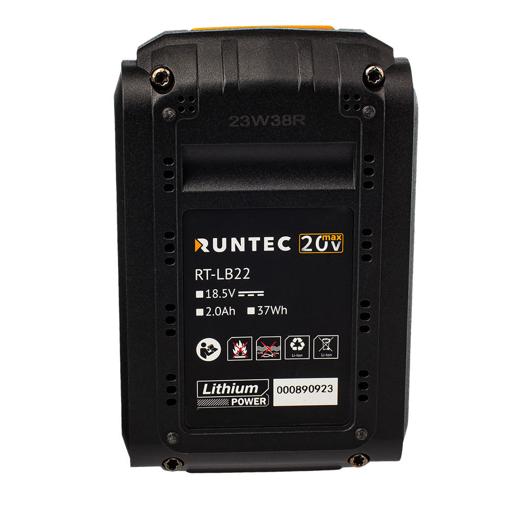 Батарея аккумуляторная PRO 20В, 2Ач RUNTEC RT-LB22