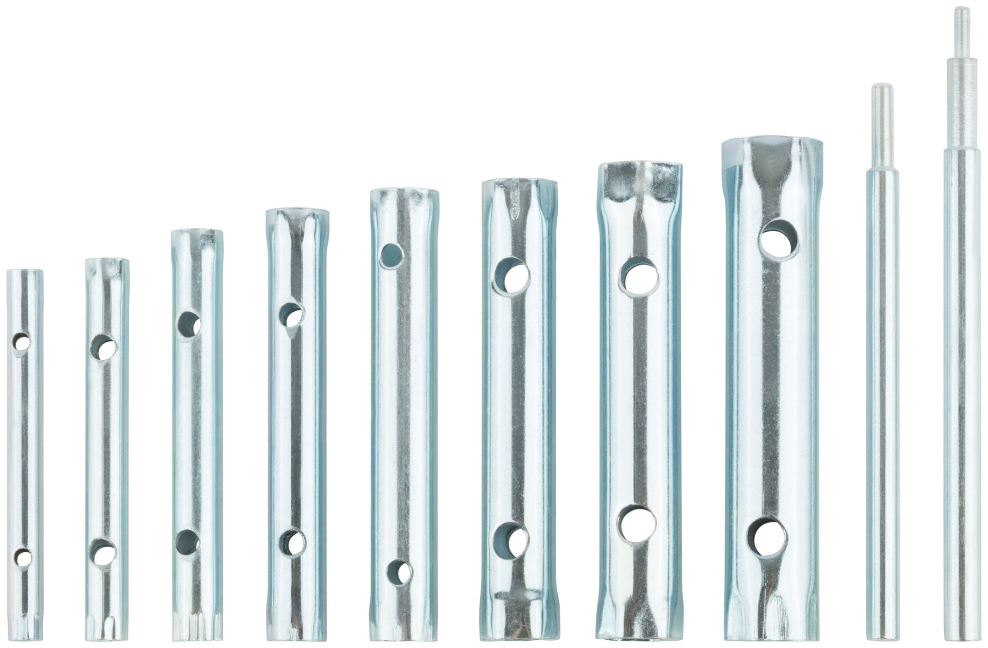 Ключи трубчатые, набор 10 шт. ( 6-22 мм ) (63740)