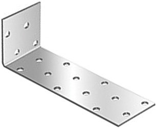 Крепежный анкерный уголок KUL 40 х 80 х 40 х 2 (30091)