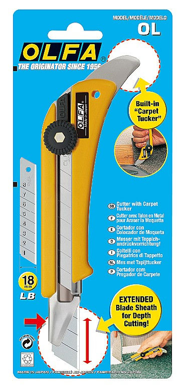 Нож с выдвижным лезвием 18 мм OLFA OL-OL