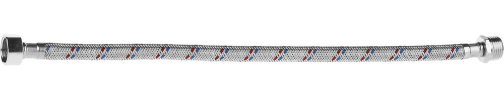 Подводка гибкая для воды 1/2, 0.4 м, гайка-штуцер Professional STAYER 51015-G/S-040