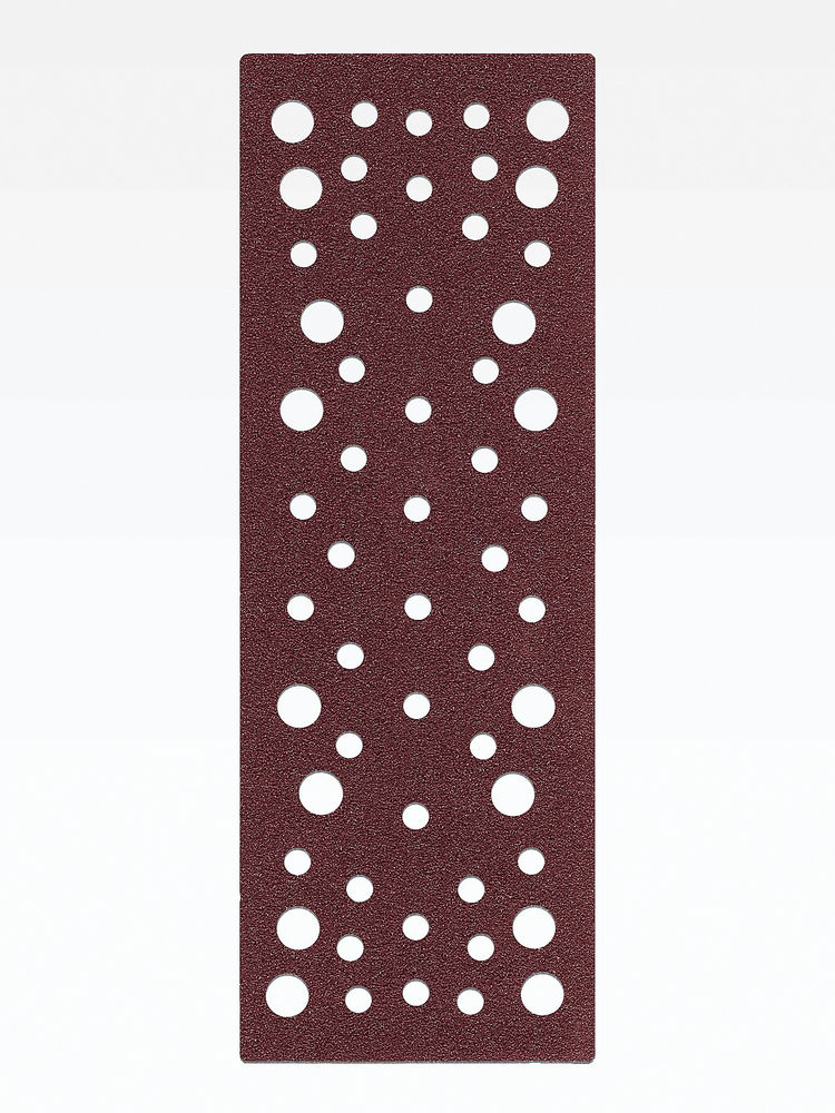 Лист шлифовальный на липучке STEHER BPS-720-S 70х198 мм Р180 56 отв. 5 шт. 35686-180  