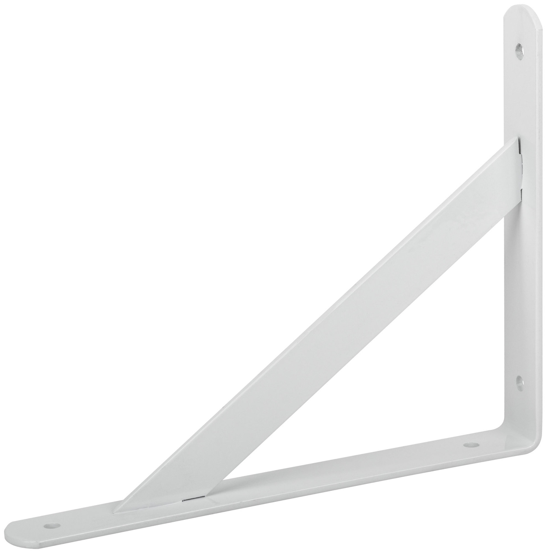 Уголок-кронштейн усиленный белый 250х200 мм (66086)