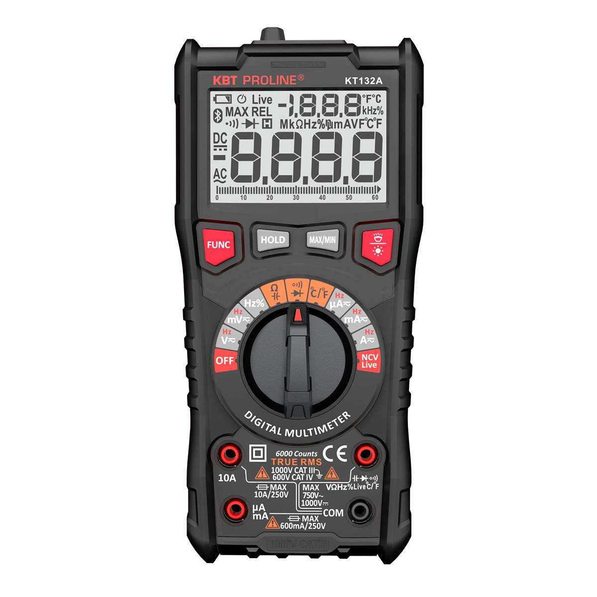 Мультиметр цифровой KT 132А серия PROLINE (КВТ) (91917)