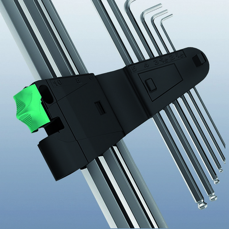 Набор Г-образных ключей 13 пр. с шаром 0.05-3/8 Hex-Plus Imperial BlackLaser серия 950/13 PKL 1 Wera WE-021728