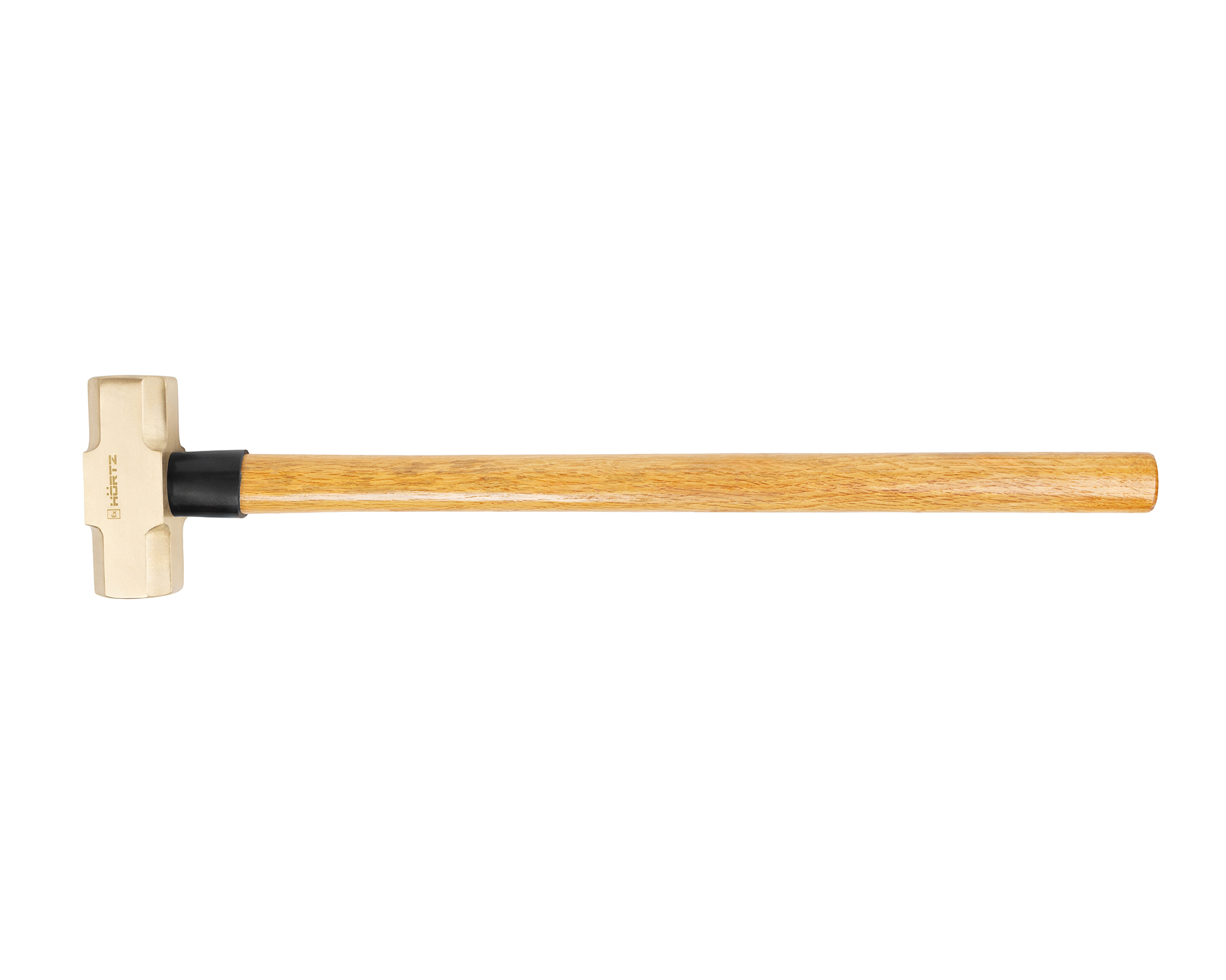 Кувалда 6,4 кг AlCu рукоятка дерево гикори искробезопасная 191G-1032, HORTZ