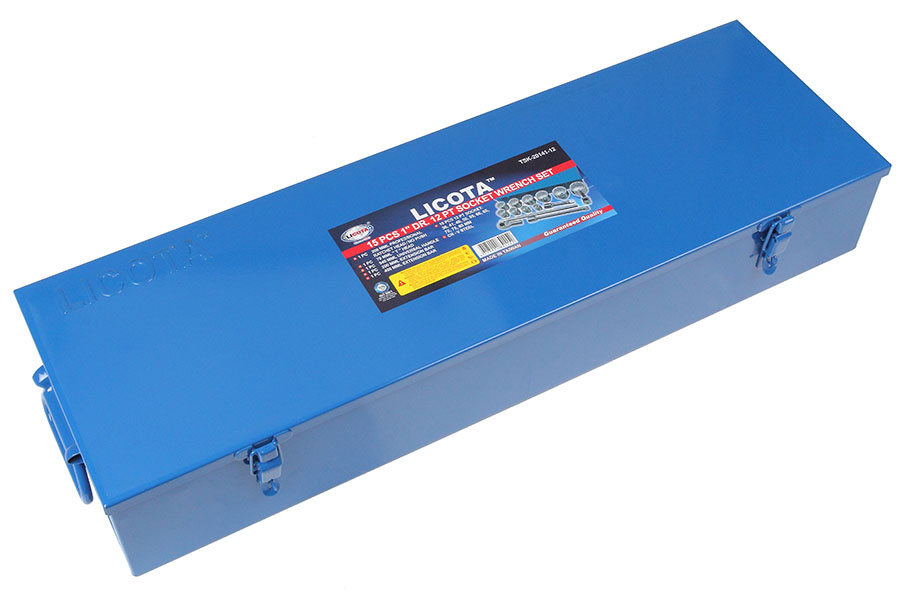 Набор торцевых головок 12 гр., 15 пр., 36-80 мм 1 Licota TSK-20141-12