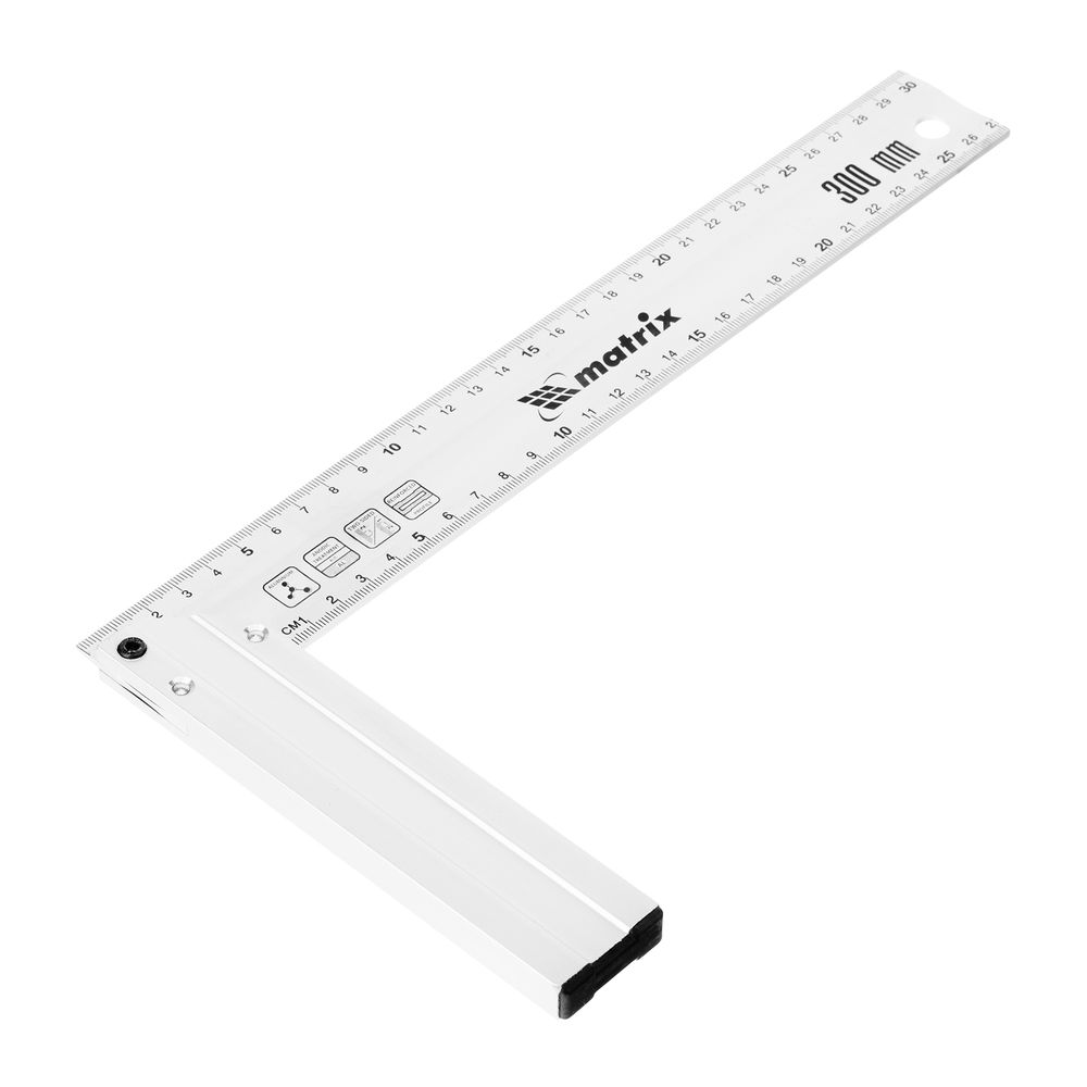 Угольник, 300 мм, алюминиевый, литой Matrix (32472)