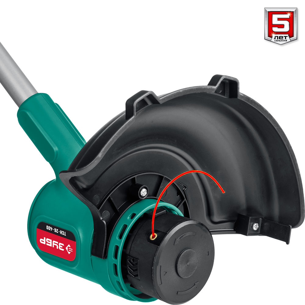 Триммер сетевой 400 Вт, ш/с 26 см ЗУБР ТСН-26-400