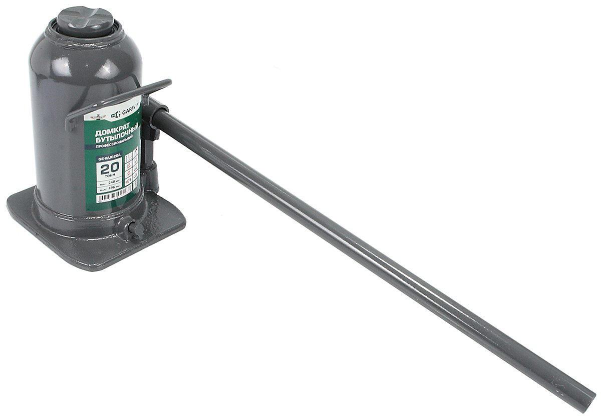 GARWIN PRO GE-WJ020A Домкрат бутылочный профессиональный 20 т, 240-520 мм