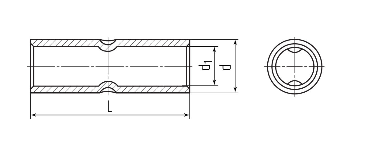 Гильза кабельная ГМЛс 50 (КВТ) (88084)