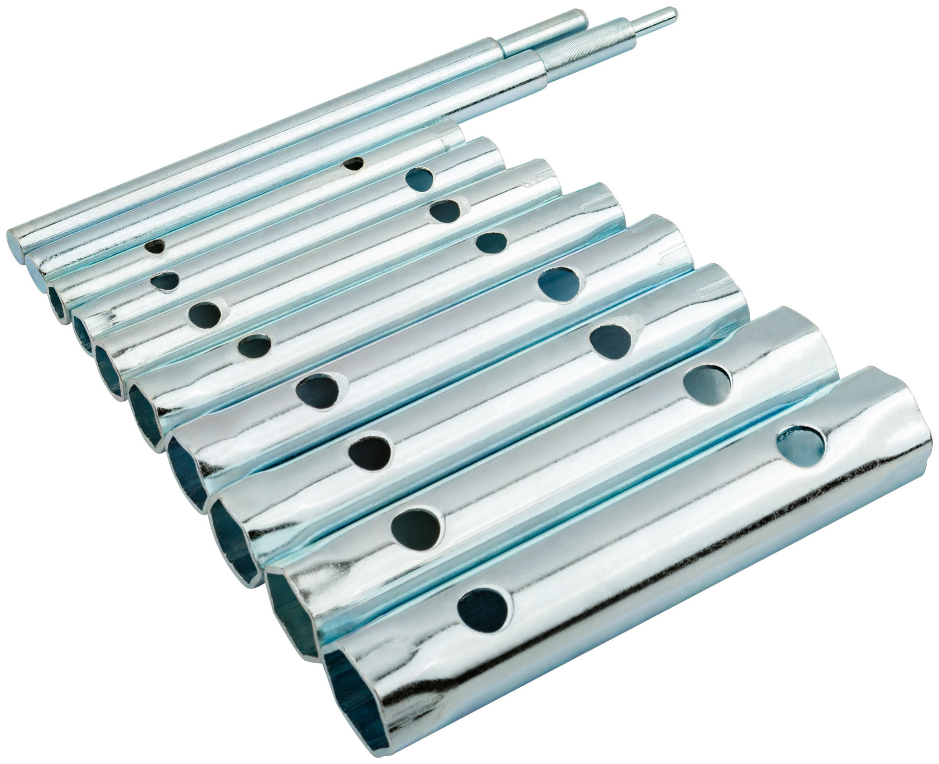 Ключи трубчатые, набор 10 шт. ( 6-22 мм ) (63722)