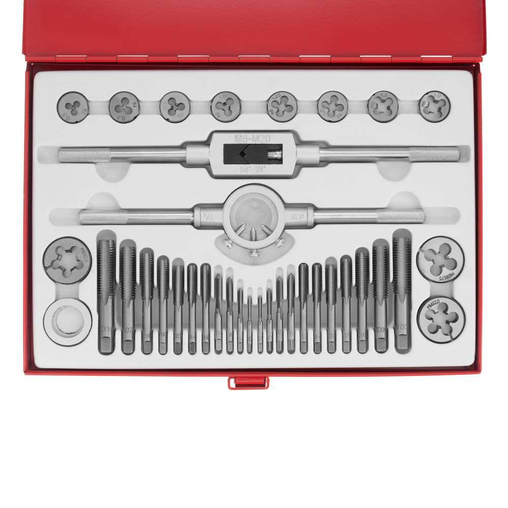 Набор метчиков и плашек М3-М16, 36 предметов Matrix