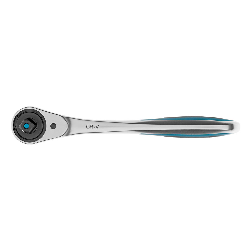 Набор торцевых головок, трещотка 120 зубьев, 1/2,3/8”, CrV, 36 предметов Gross