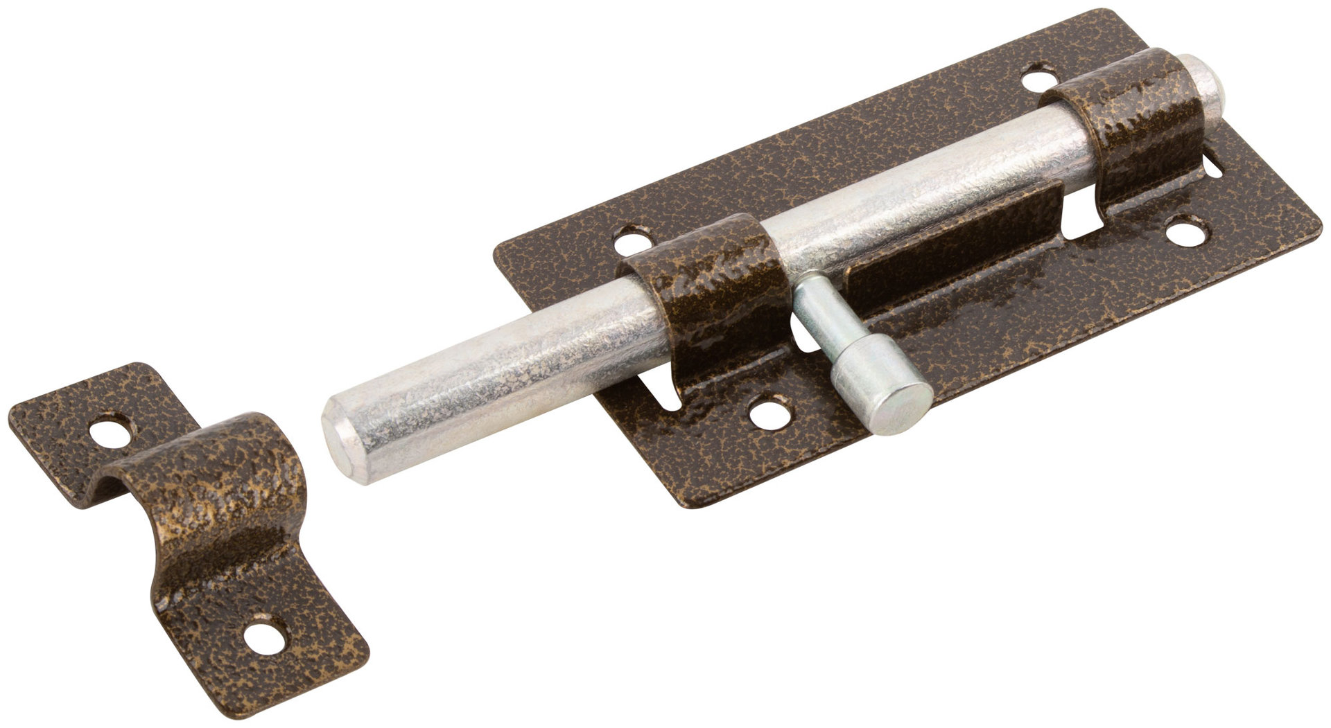 Засов накладной, медь (66677)