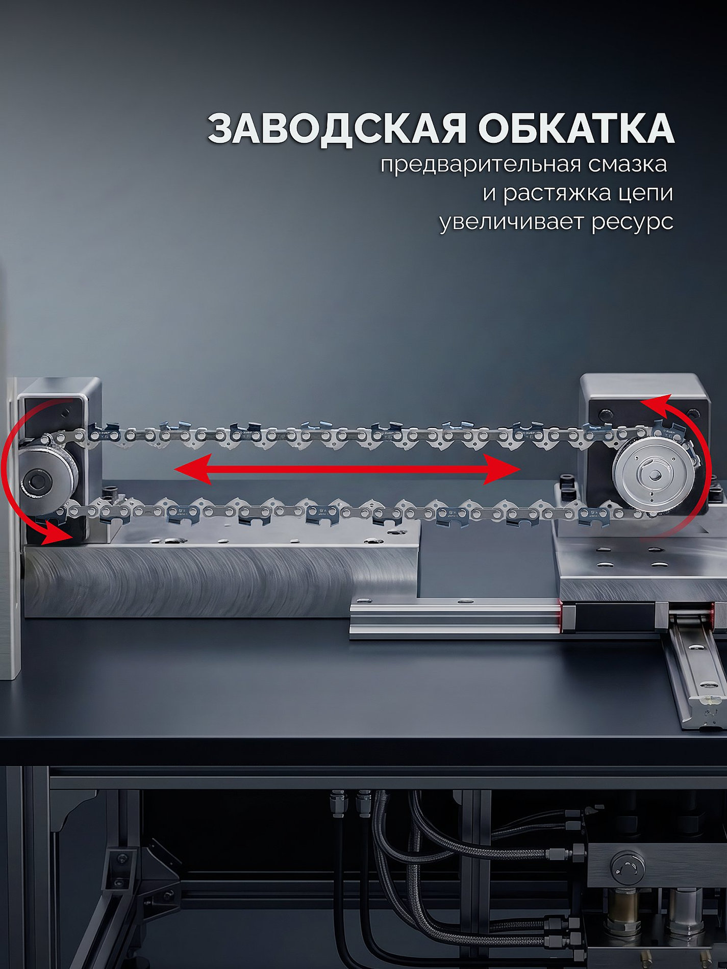 ЗУБР тип 20, 10 см, шаг 3/10?, паз 1.1 мм, 28 звеньев, цепь (71320-10)
