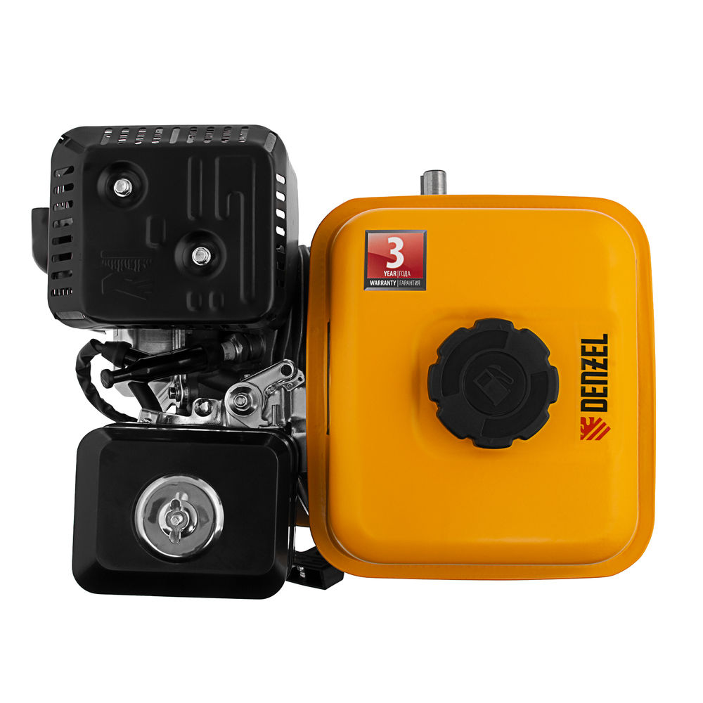 Двигатель бензиновый RX-17K, 7 л.с., 212 см3, горизонтальный вал шпонка 19 мм Denzel (95101)