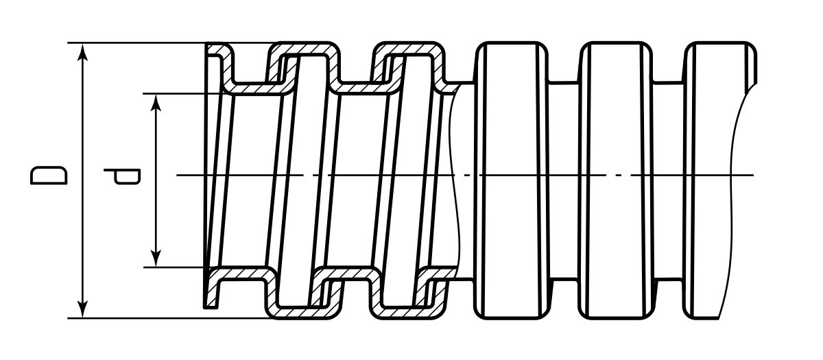 Металлорукав МР «INOX» 50 (Fortisflex) (83039)