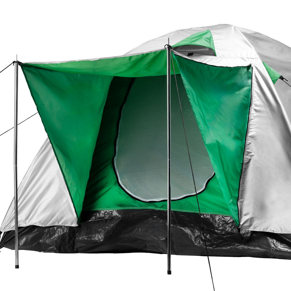 Палатка двухслойная трехместная 210 x 210 x 130 см, Camping Palisad (69522)