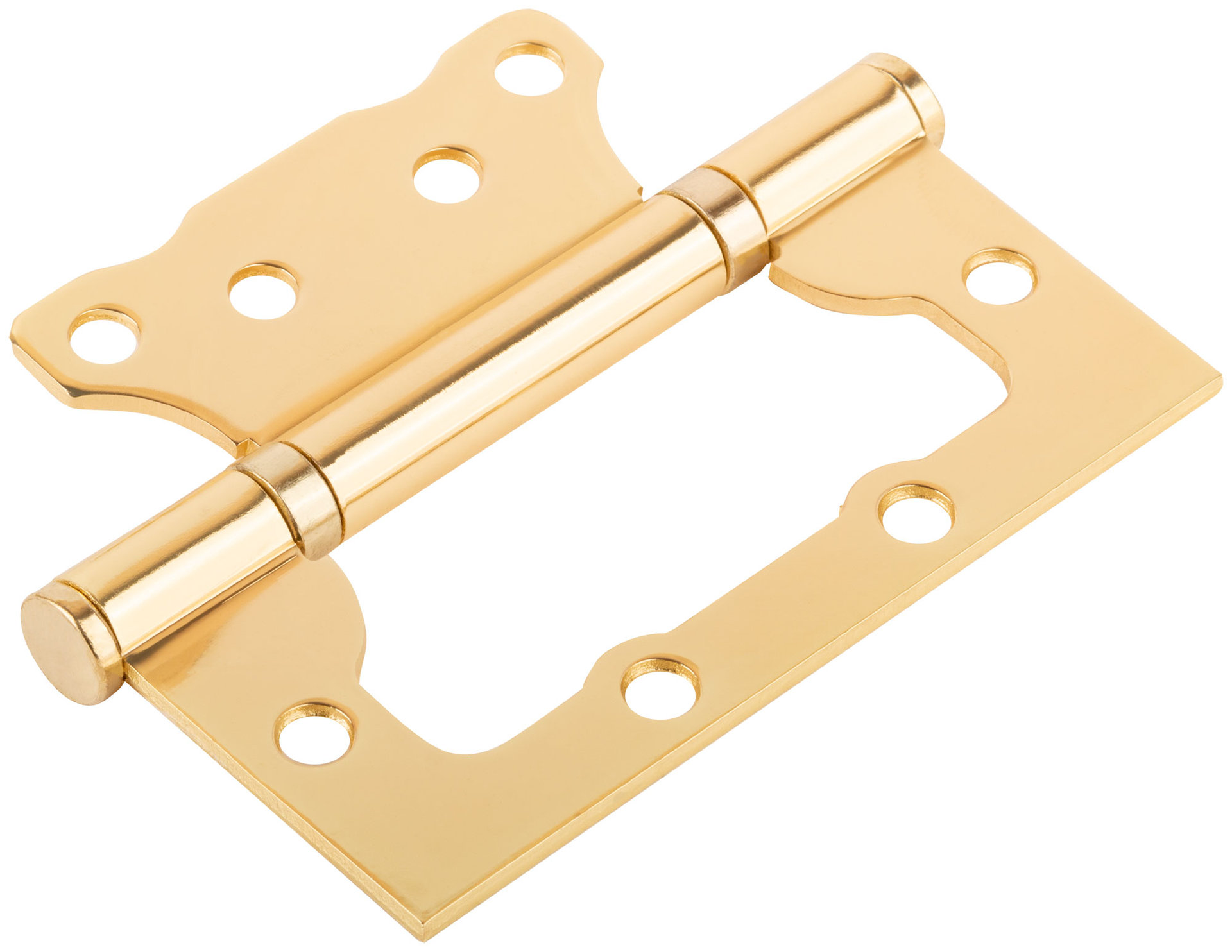 Петля дверная универсальная (без врезки) Стандарт 100х75х2,5 мм латунь (2ВВ - ВР) (66314)
