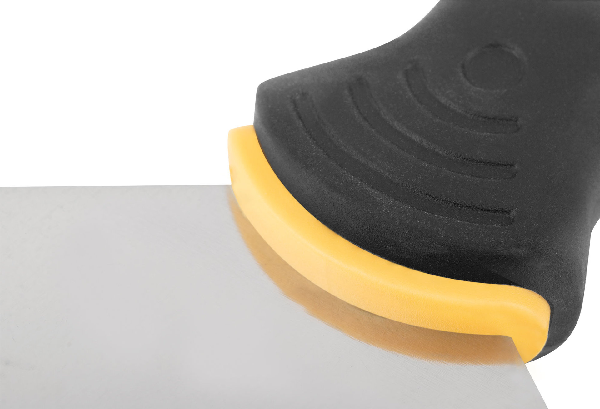 Шпатель, нерж.сталь, прорезиненная ручка 6 (150 мм) (06698)