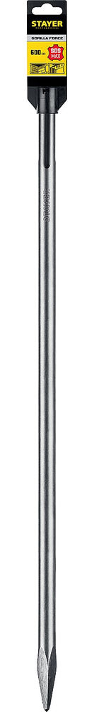 Зубило пикообразное Gorilla Force, 600 мм, SDS-max STAYER Professional 29391-00-600
