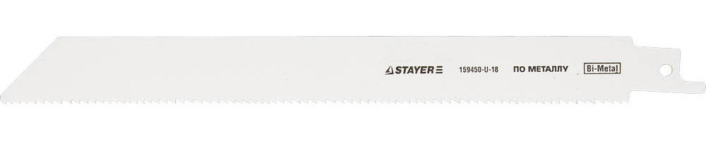 Полотно для сабельной пилы L-180/200, Bi-Met S1122VF STAYER 159450-U-18
