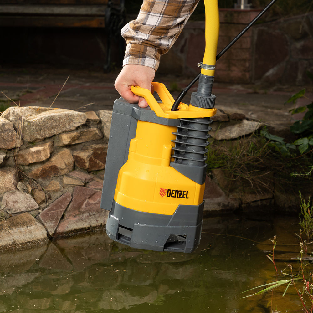 Дренажный насос DPХ800, Х-Pro, 800 Вт, подъем 8 м, 13500 л/ч Denzel (97226)