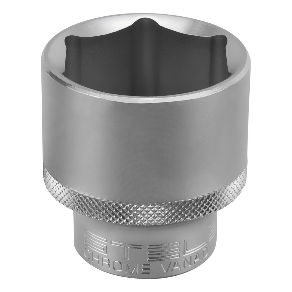 Головка торцевая, 30 мм, шестигранная, CrV, под квадрат 1/2 Stels