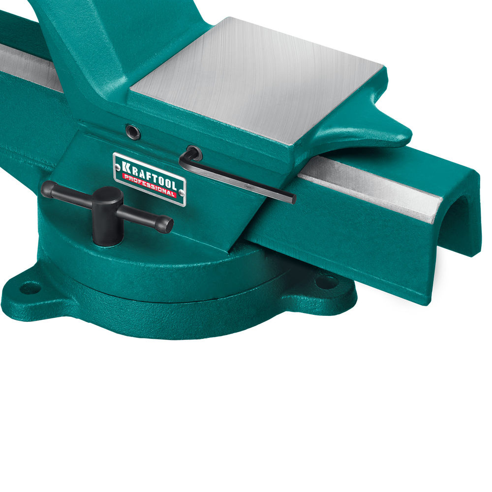 Кованые стальные тиски FORGE--180/230, с регулировкой компенсации люфта KRAFTOOL 32700-230