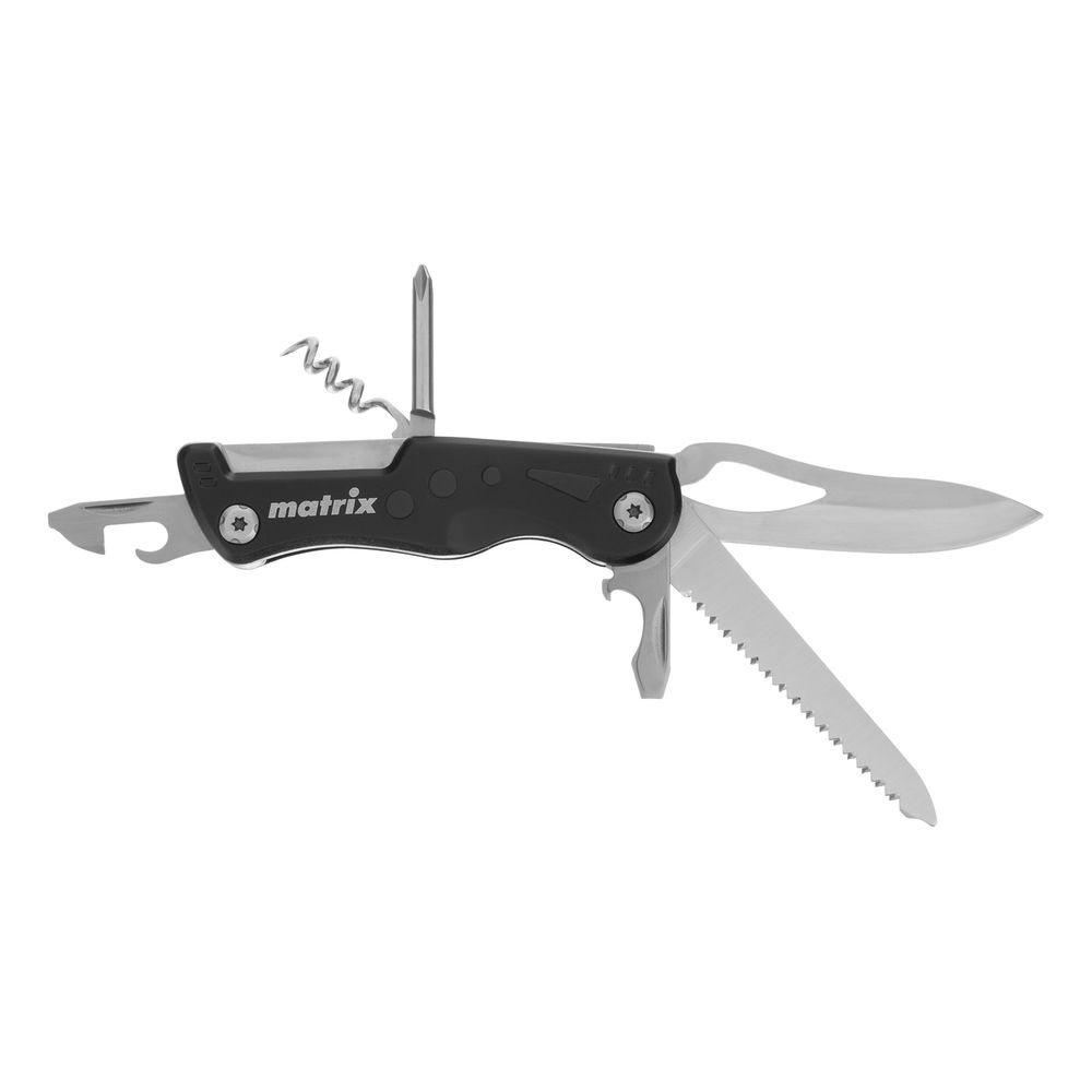Нож многофункциональный, 7 функций, в чехле, 107 мм Matrix