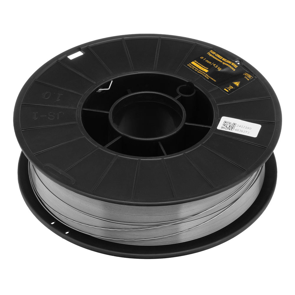 Порошковая проволока Е71TGS, диам. 1 мм, 4,5 кг, диам. катушки D200 Denzel (97548)