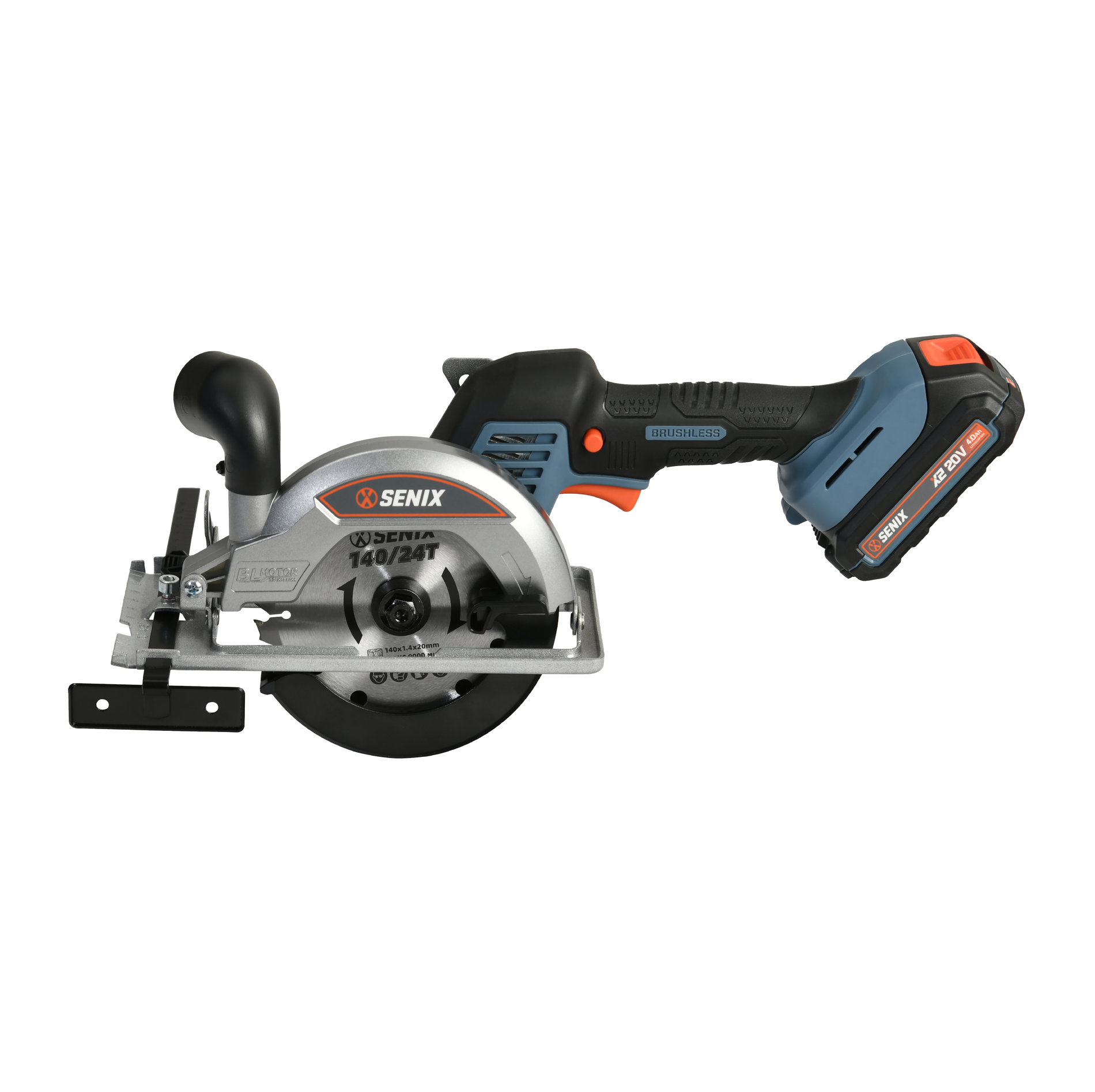 Дисковая пила, 140 мм, 1х4Ач, ЗУ, коробка X2 20В