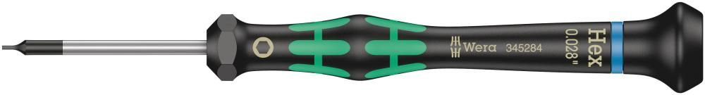 2054 Hex-Plus Kraftform Micro Отвёртка с внешним шестигранником прецизионная, 0.028 x 40 мм (WE-345284)