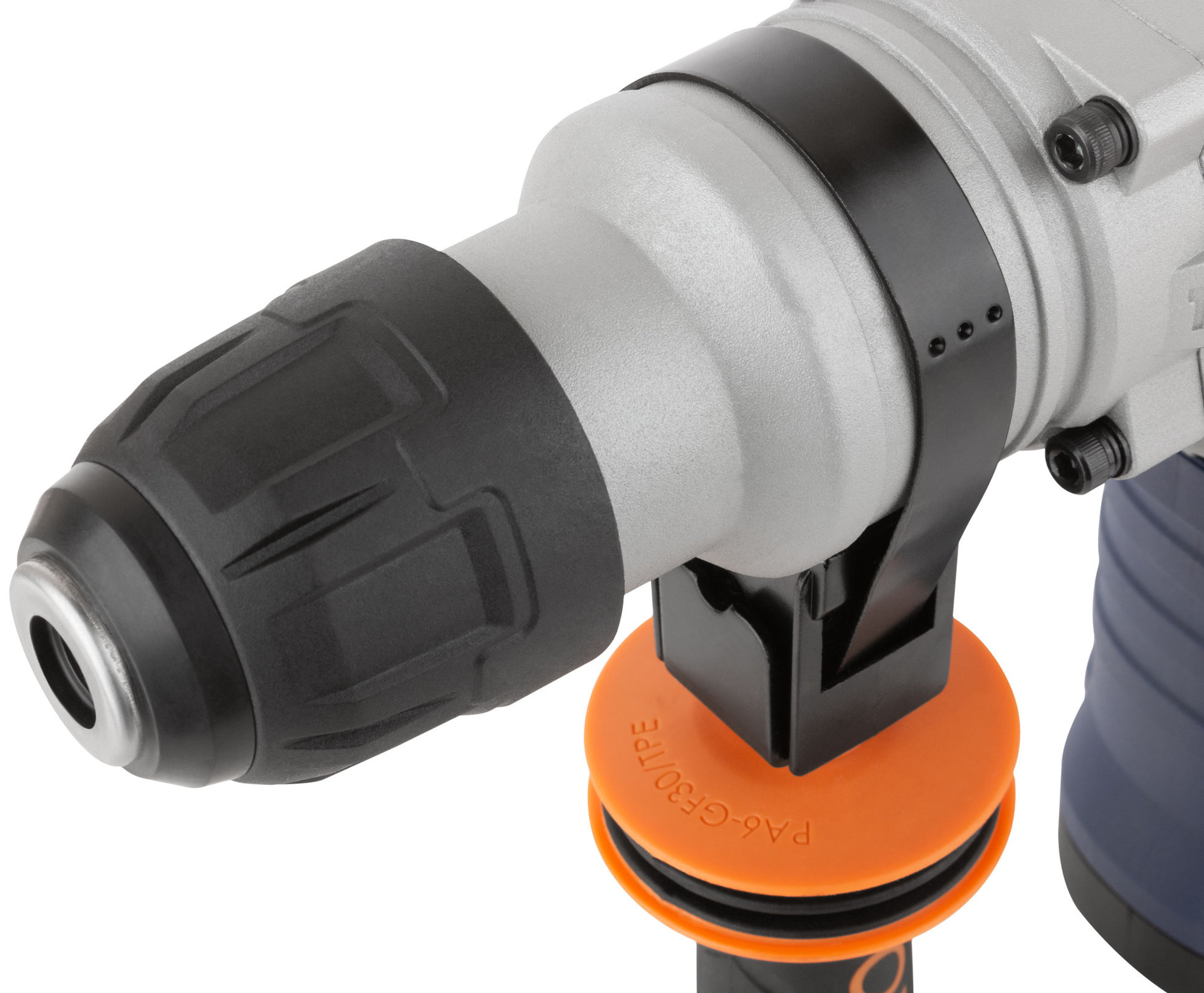 Перфоратор демонтажный 1200 Вт; 880 об/мин; 4,5 Дж; 3 режима; Д/Б/М-40/28/13; 4,95 кг; SDS-PLUS; антивибрационная ручка; резиновые вставки MAX-PRO 85091