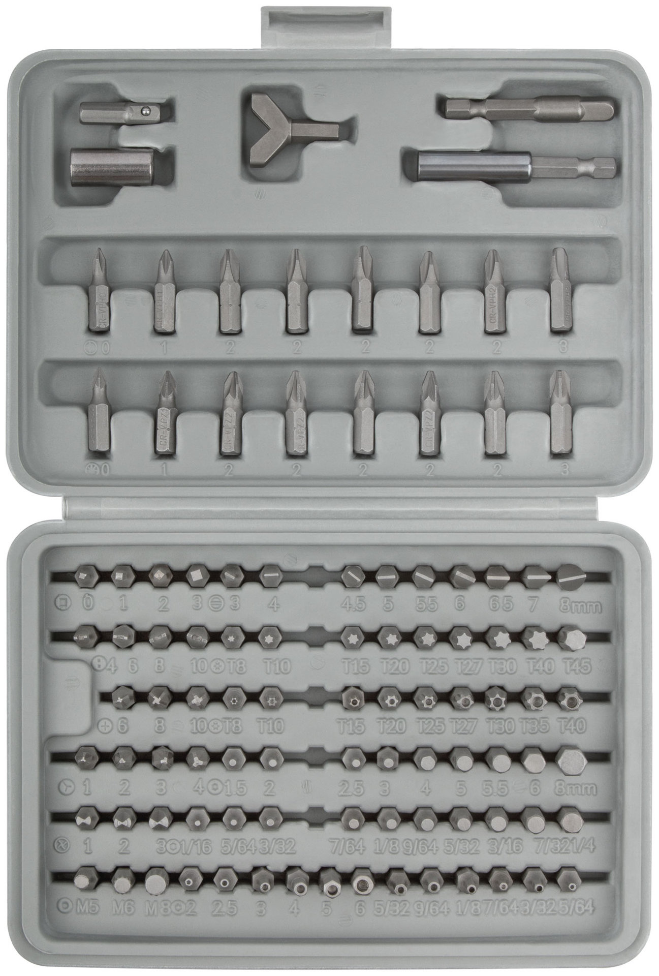 Набор бит 100 шт. CrV (57859)