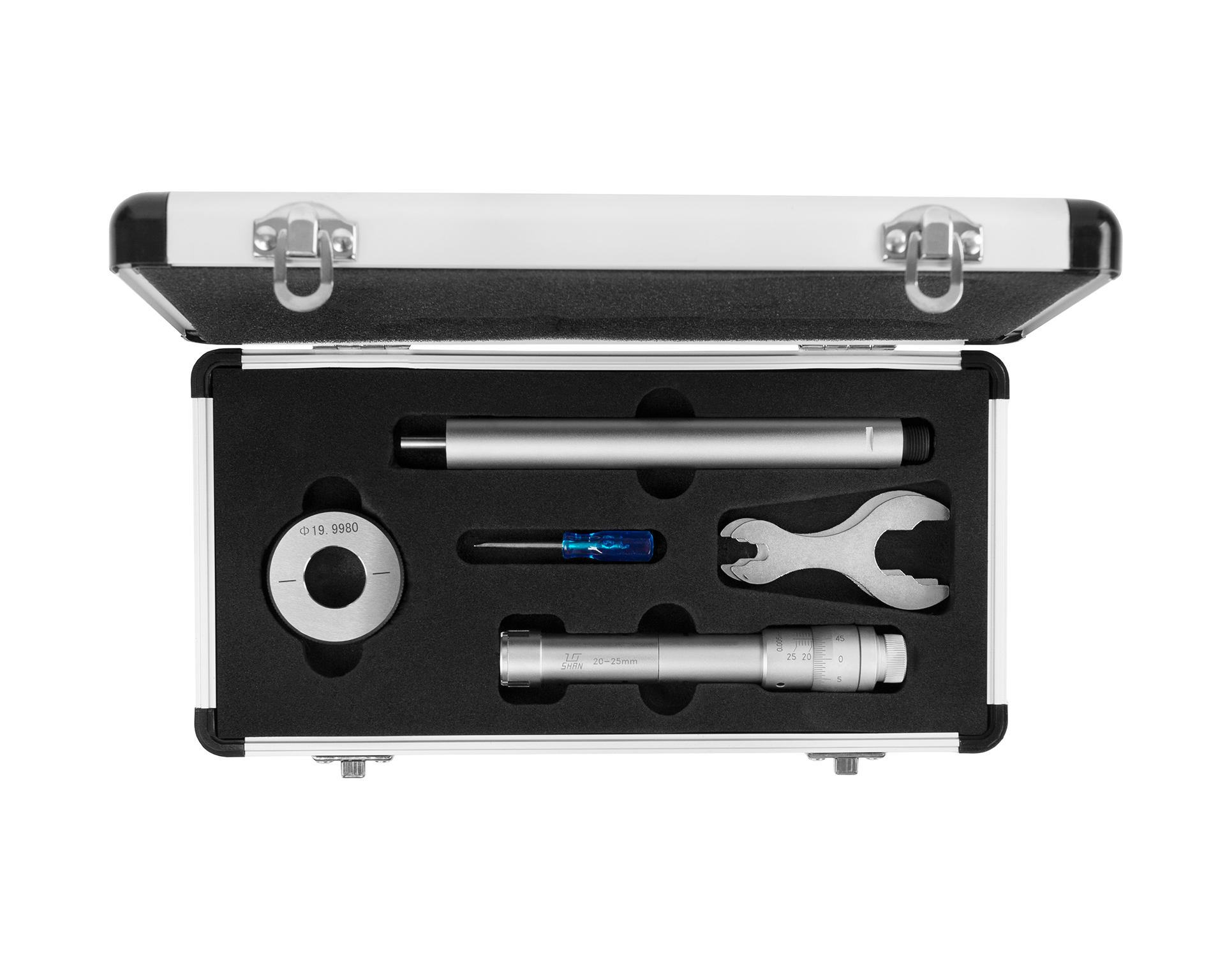 Нутромер микрометрический 3-точечный 20-25 0,005 у/к SHAN