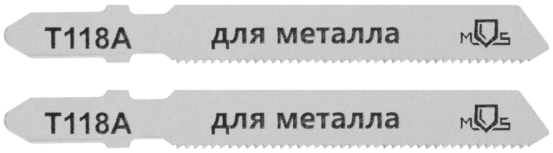 Полотна для эл. лобзика, T118A, по металлу, HSS, 75 мм, 2 шт. (40818М)