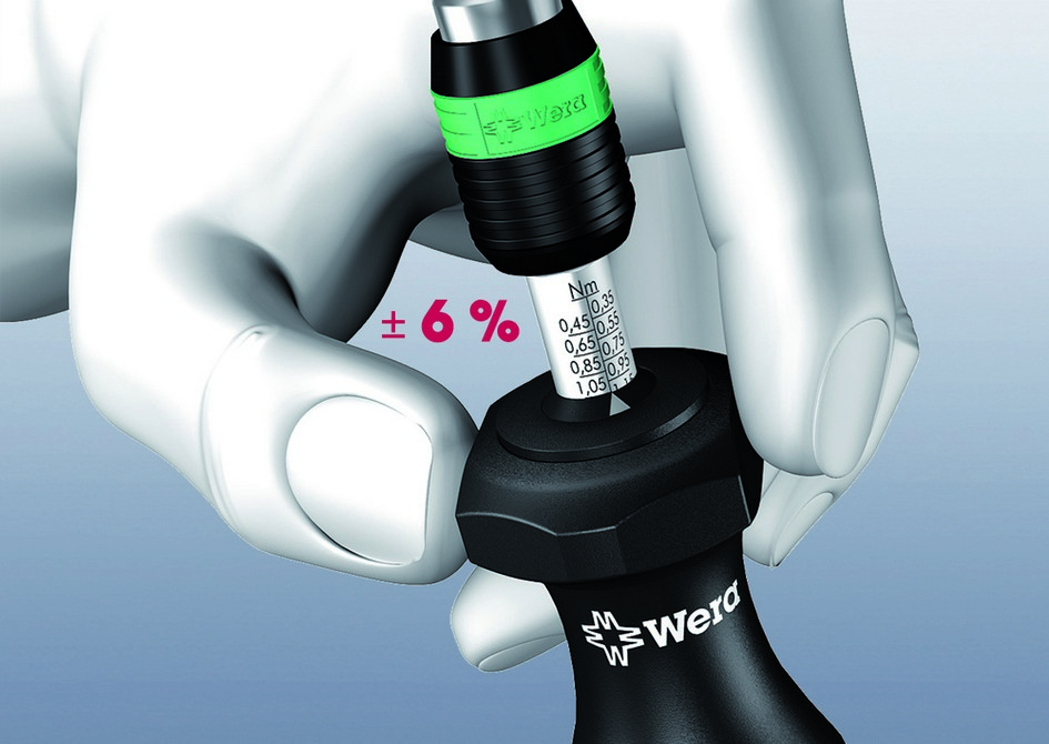 Набор бит с 2 динамометрическими отвёртками-битодержателями 26 пр. 0.3-1.2 и 1.2-3.0 Нм серия 7440/41 Wera WE-074738