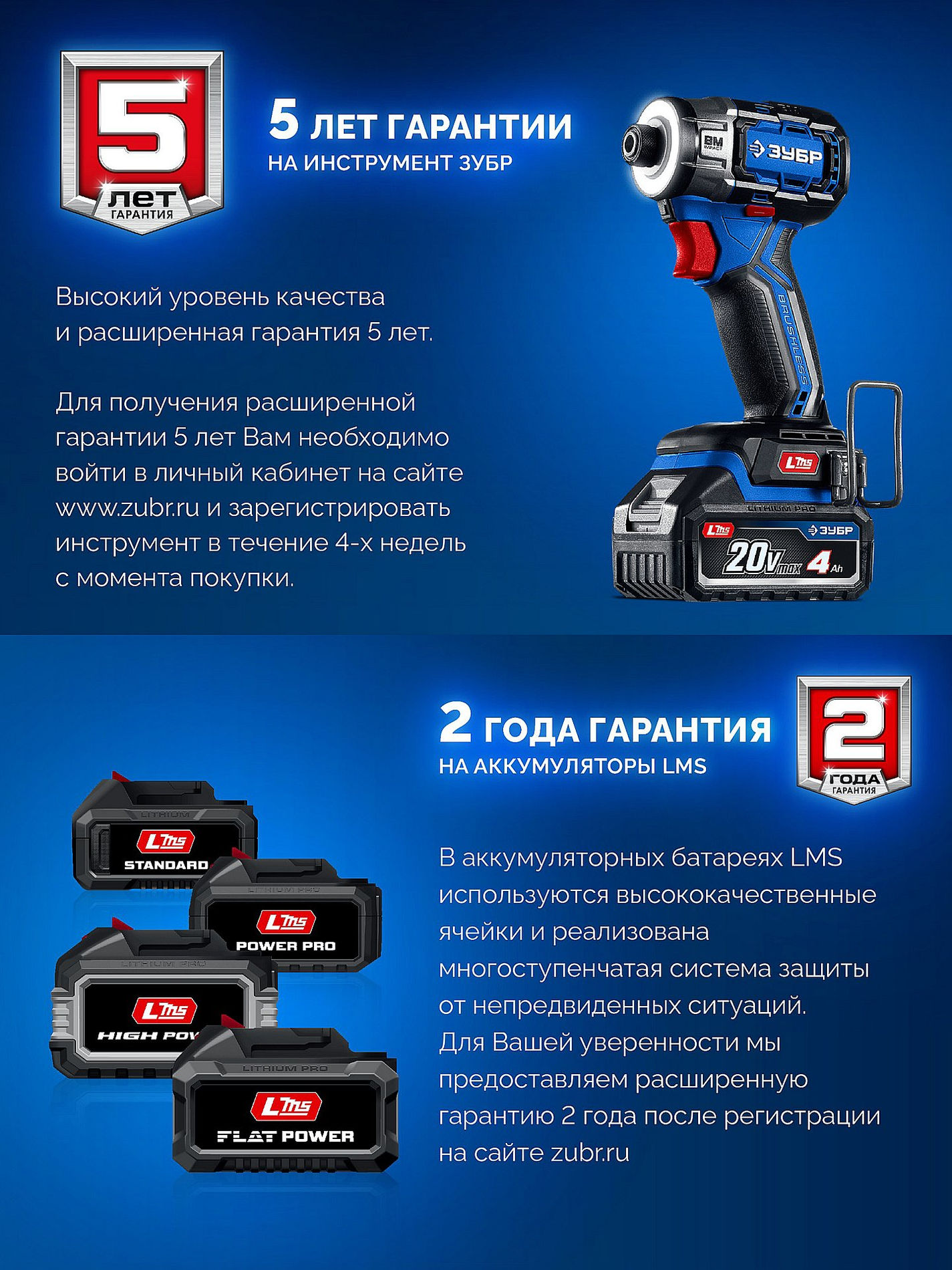 ЗУБР 20 В, 500 Н·м, без АКБ (LMS), бесщеточный ударный гайковерт, ПРОФЕССИОНАЛ (GB-550)