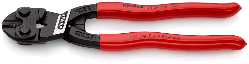 Болторез компактный 200 мм, обливные ручки, SB CoBolt KN-7101200SB