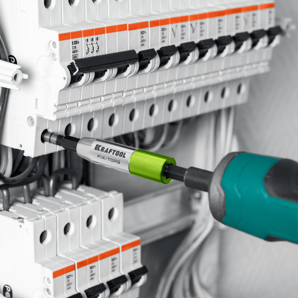 Динамометрический адаптер для бит FIX-TORQ, 1.4 Нм KRAFTOOL 64035-1.4