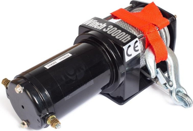 Лебедка (1361 кг/13,5 м) автомобильная TOR 12 V P3000-1A (114303)