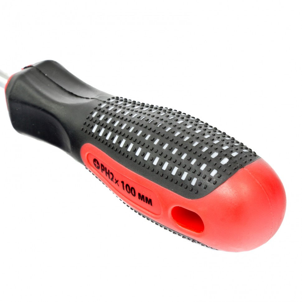 Отвертка Fusion, PH2 х 100 мм, CrV, трехкомпонентная рукоятка Anti slip Matrix